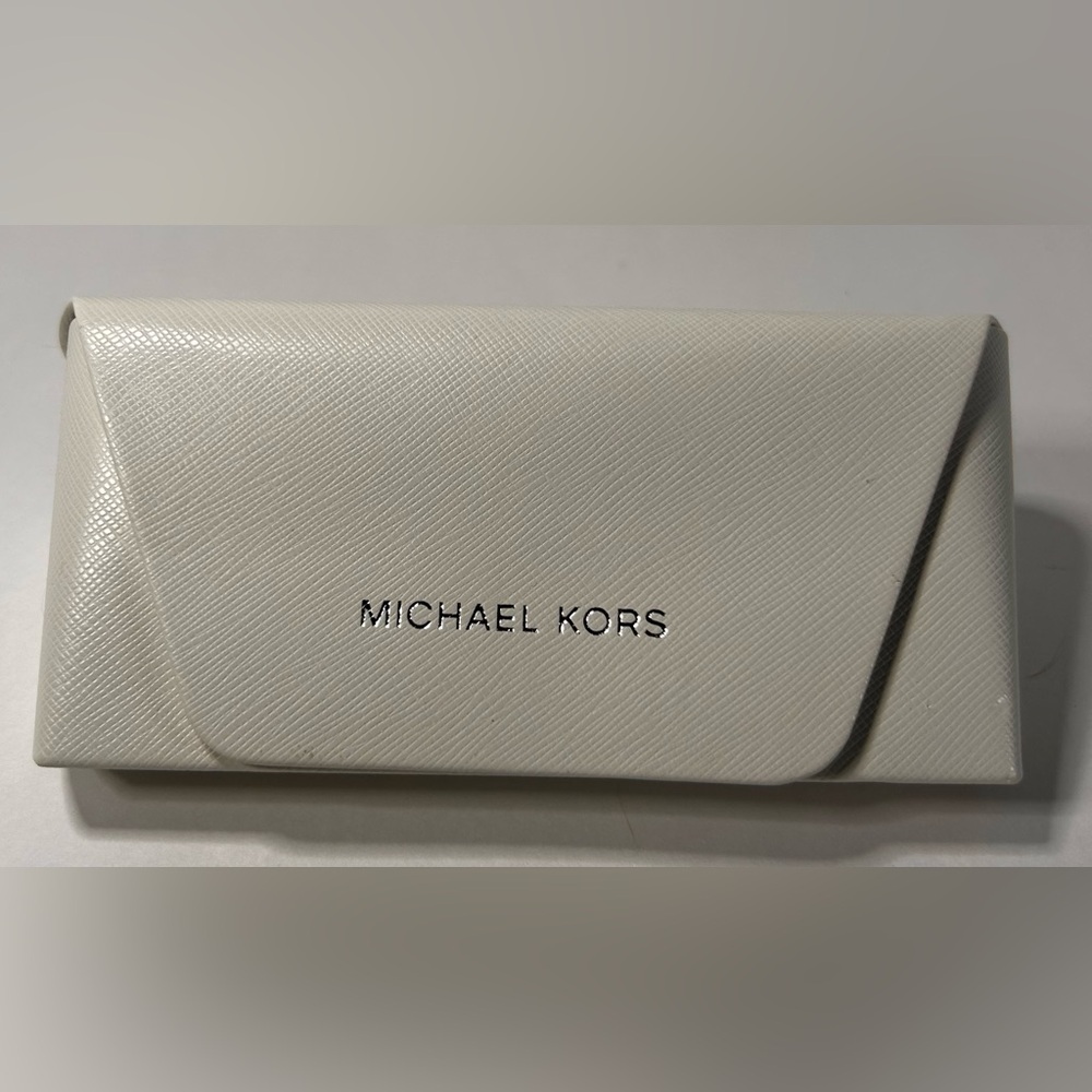 Michael Kors Eyeglasses/Sunglass Case. Off White. Small Blemish, See Photos